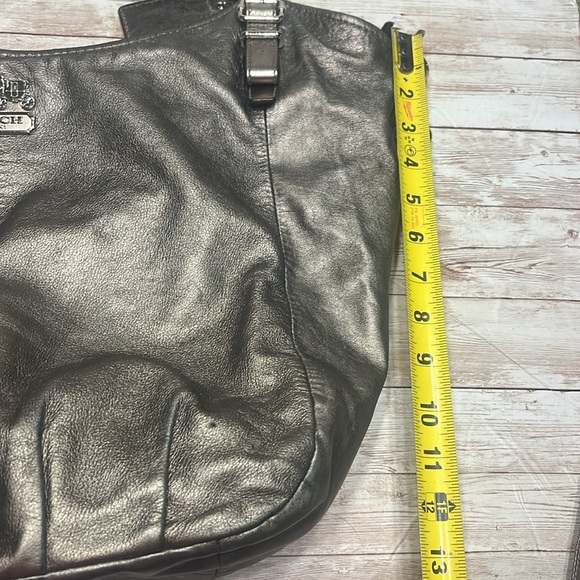 Coach Tote Silver metallic Hobo Shoulder bag - Picture 10 of 10